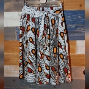 Step In Style Cotton Midi Skirt XL